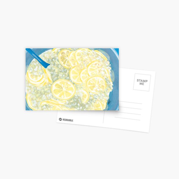 Elderflower Cordial | Hyldeblomst Saft Postcard