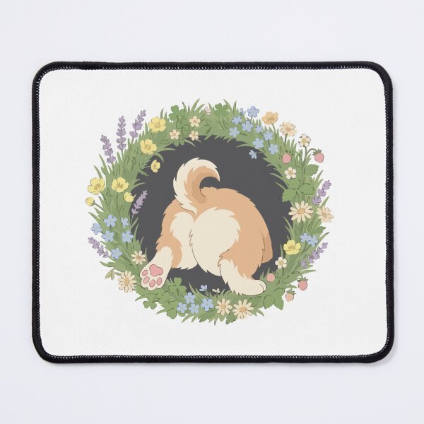 Item preview, Cute Corgi Butt Floral Meadow Spring Garden designed and sold by Arc2020.