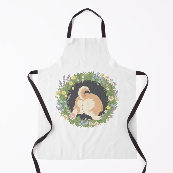 Item preview, Cute Corgi Butt Floral Meadow Spring Garden designed and sold by Arc2020.