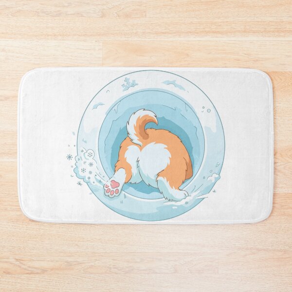 Item preview, Cozy Winter Snow Digging Corgi Butt Art designed and sold by Arc2020.