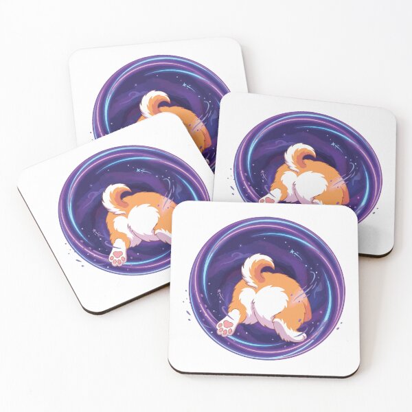 Item preview, Magical Cosmic Portal Corgi Butt Sci Fi Humor designed and sold by Arc2020.