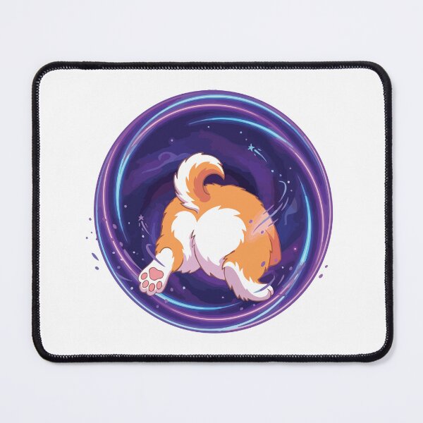 Item preview, Magical Cosmic Portal Corgi Butt Sci Fi Humor designed and sold by Arc2020.
