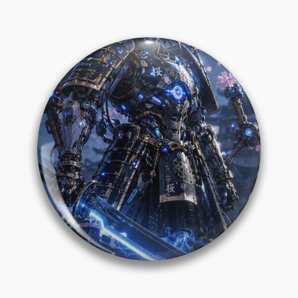 Item preview, Neo Shogun: Futuristic Cyber Samurai with Plasma Katana designed and sold by Sticleg.