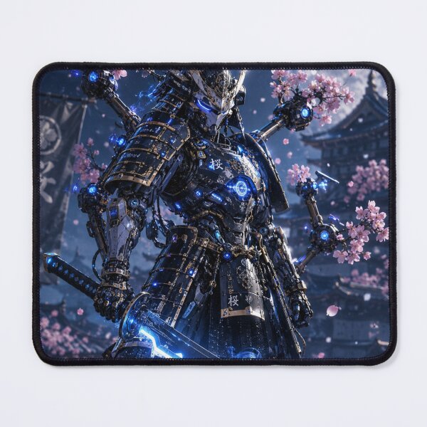 Item preview, Neo Shogun: Futuristic Cyber Samurai with Plasma Katana designed and sold by Sticleg.