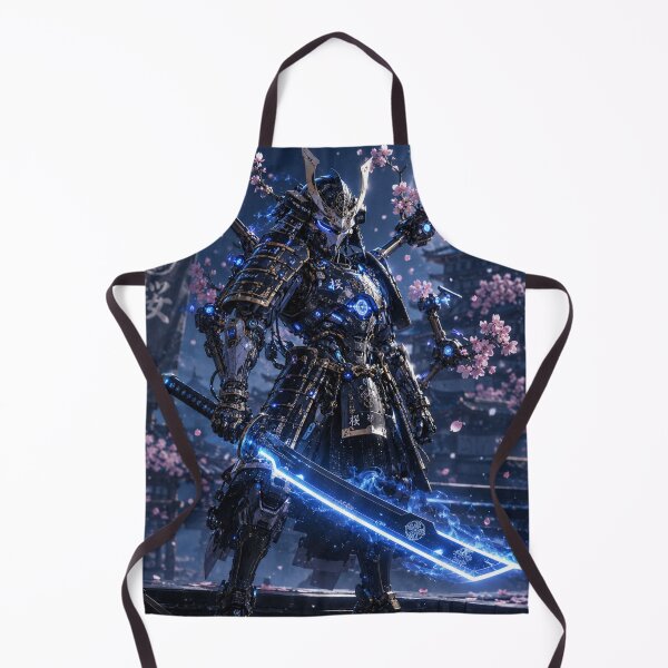 Item preview, Neo Shogun: Futuristic Cyber Samurai with Plasma Katana designed and sold by Sticleg.