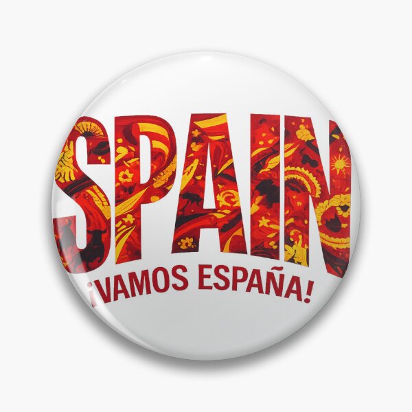 Item preview, Spain Football Vamos España Red and Gold Soccer Fan T-Shirt Design designed and sold by ucpstudio.