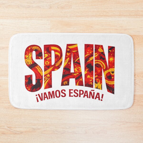 Item preview, Spain Football Vamos España Red and Gold Soccer Fan T-Shirt Design designed and sold by ucpstudio.