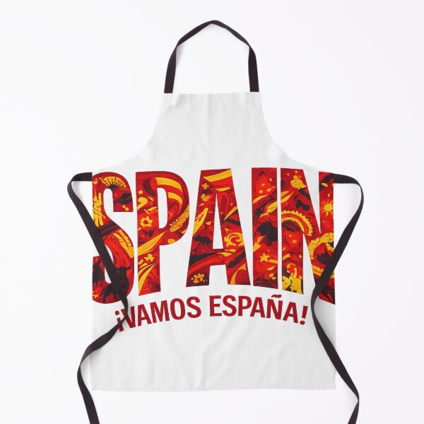 Item preview, Spain Football Vamos España Red and Gold Soccer Fan T-Shirt Design designed and sold by ucpstudio.
