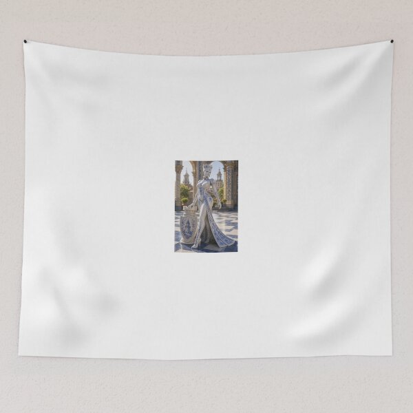 Item preview, Porcelain Queen Chess Piece in Sunlit Plaza designed and sold by CathryneDelamort.
