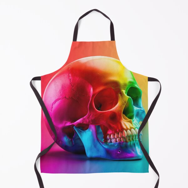 Item preview, Colorful Rainbow Skull Anatomy Art | Vibrant Medical Skeleton Illustration 3 designed and sold by WordPlayStudio.