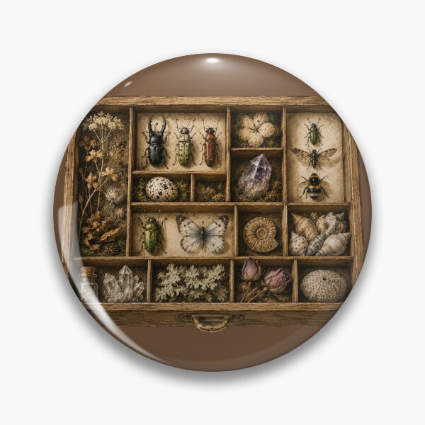 Item preview, Victorian Specimen Drawer Print – Antique Naturalist Collection Tray Art designed and sold by MagicMakerPh.