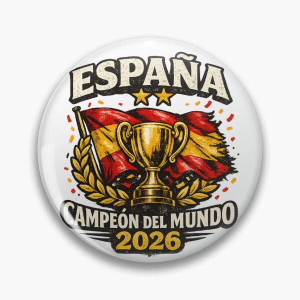 Item preview, España Campeón del Mundo 2026 T-Shirt – Vintage Football Champions Spanish Flag Retro Fan Shirt designed and sold by GraphicEX.