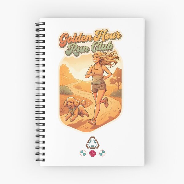 Item preview, Trail Running Pals - Golden Hour Run Club designed and sold by m-yoga-store.
