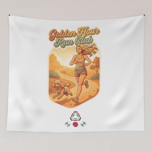 Item preview, Trail Running Pals - Golden Hour Run Club designed and sold by m-yoga-store.
