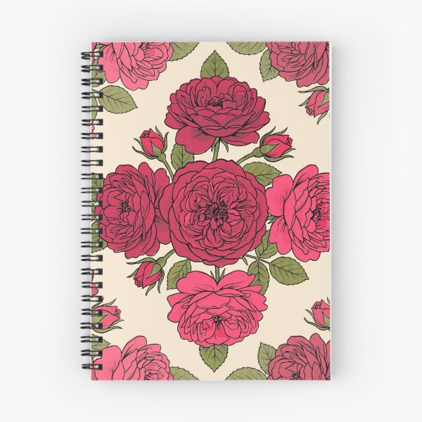 Item preview, Crimson Damask Rose Botanical Symmetries designed and sold by FreiherrPK.
