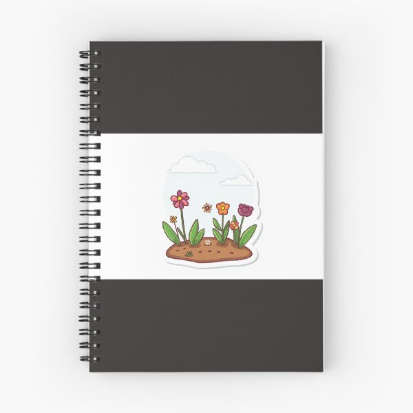 Item preview, Spring Garden Cute Floral Doodle Sticker | Kawaii Flower Illustration designed and sold by surbhiArt.