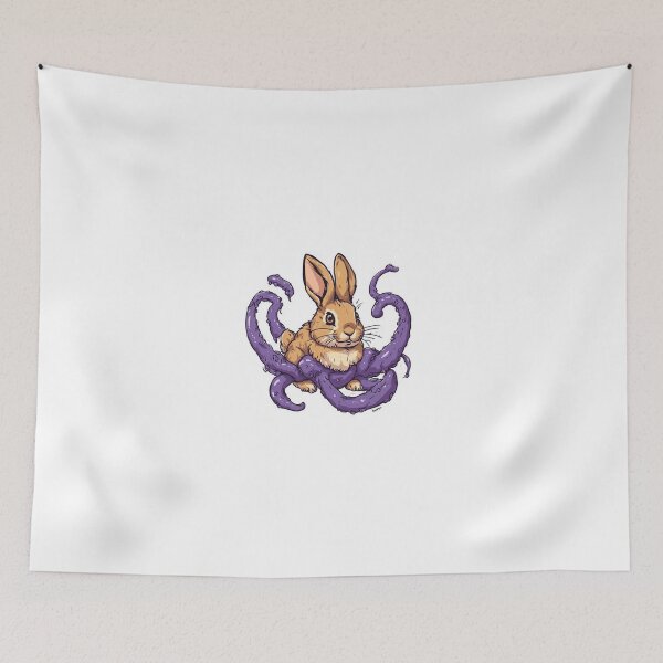 Item preview, colorado rabbits with tentacles stickers designed and sold by PixelPop Studio.
