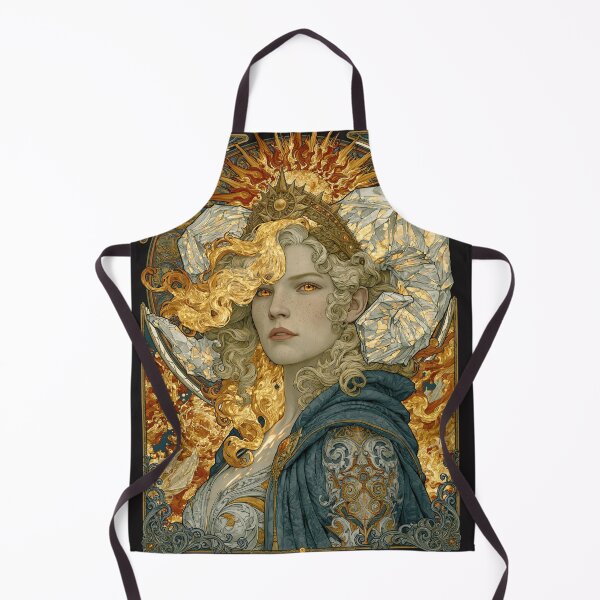 Item preview, Solar Crystal Goddess Art Nouveau designed and sold by MythicMood.