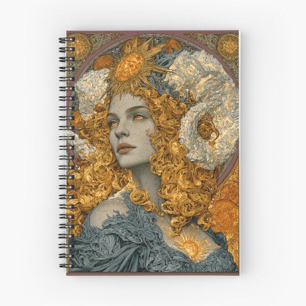 Item preview, Golden Sun Goddess Portrait designed and sold by MythicMood.