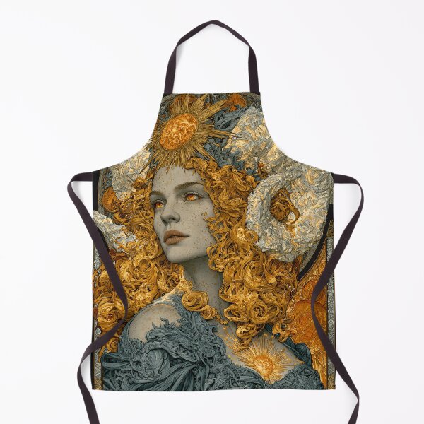 Item preview, Golden Sun Goddess Portrait designed and sold by MythicMood.