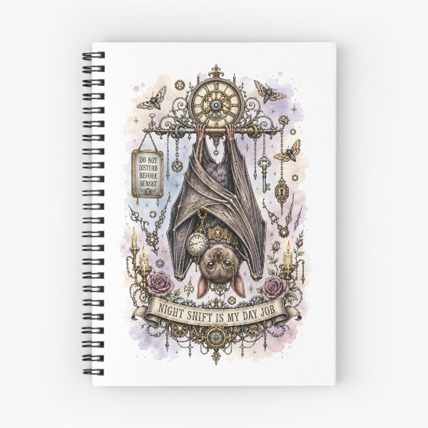 Item preview, Permanent Night Shift - Watercolor Edition designed and sold by ShadowSpriteArt.