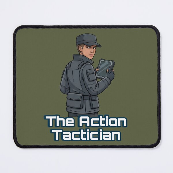 Item preview, The Action Tactician | Tactical Gamer | Strategy & FPS Gaming T-Shirt Design designed and sold by Bhaskar Digital Art.