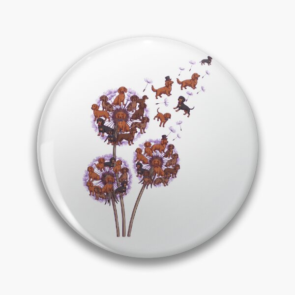 Item preview, Dachshund Dandelion Flower Dog Lover designed and sold by dian-rody-crest.