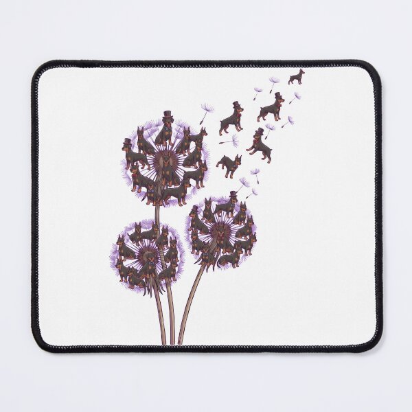 Item preview, Doberman Pinscher Dandelion Flower Dog Lover designed and sold by dian-rody-crest.