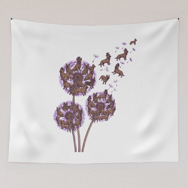 Item preview, Dutch Shepherd Dandelion Flower Dog Lover designed and sold by dian-rody-crest.