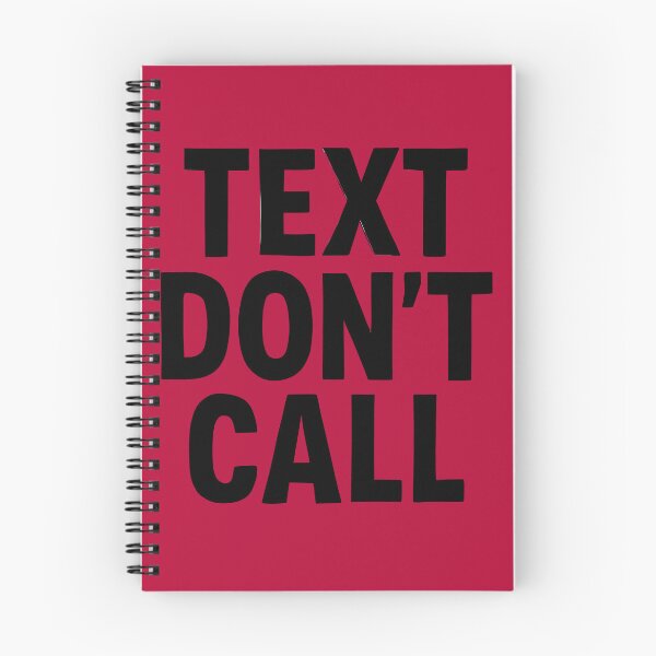 Item preview, Text Don't Call – Funny Introvert Typography Quote T-Shirt designed and sold by KAM-KAM-STORE.