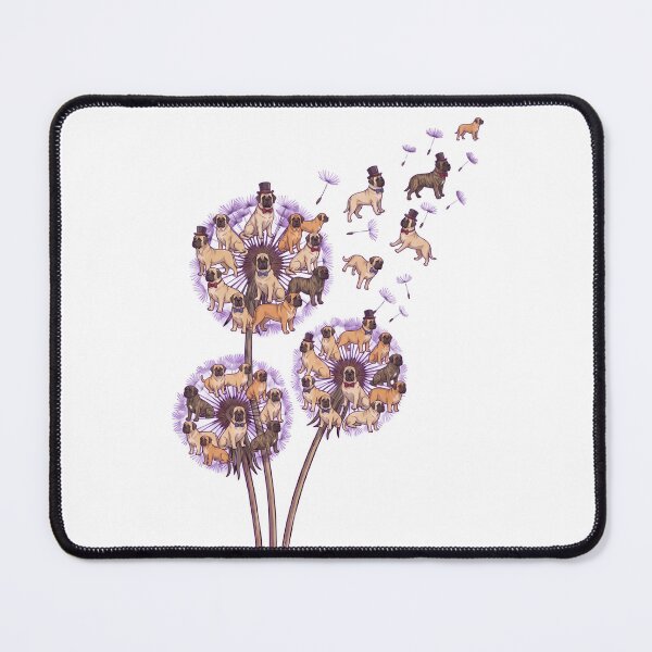 Item preview, English Mastiff Dandelion Flower Dog Lover designed and sold by dian-rody-crest.