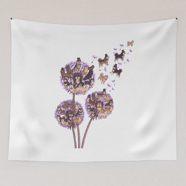 Item preview, Finnish Lapphund Dandelion Flower Dog Lover designed and sold by dian-rody-crest.