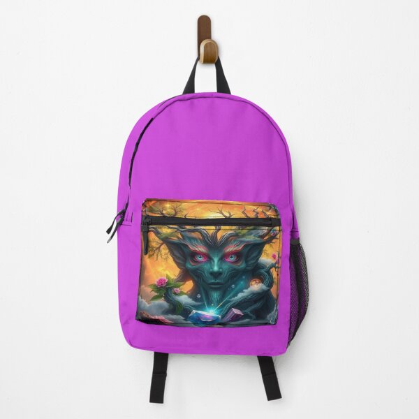 Item preview, Impasto Surreal Tree Spirit with Floral Cosmic Energy designed and sold by FotoworldEdel.