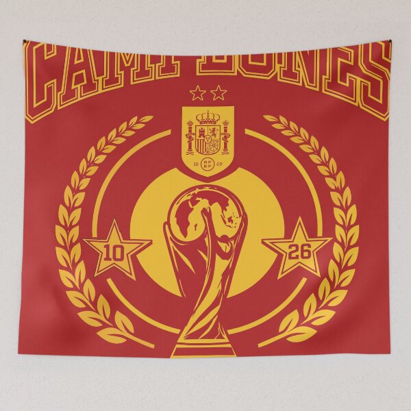 Item preview, Spain World Cup 2026 Campeones – La Segunda Estrella | Spain Football Fan Design Essential T-Shirt designed and sold by AmineHammadi99.