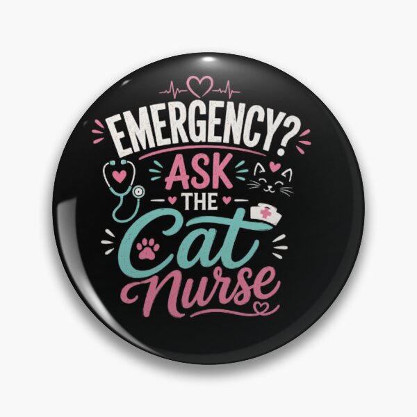 Item preview, Emergency? Ask the Cat Nurse | Funny RN Cat Lover T-Shirt | Cute Nurse Gift designed and sold by 1PRINTORA1.