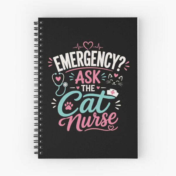 Item preview, Emergency? Ask the Cat Nurse | Funny RN Cat Lover T-Shirt | Cute Nurse Gift designed and sold by 1PRINTORA1.