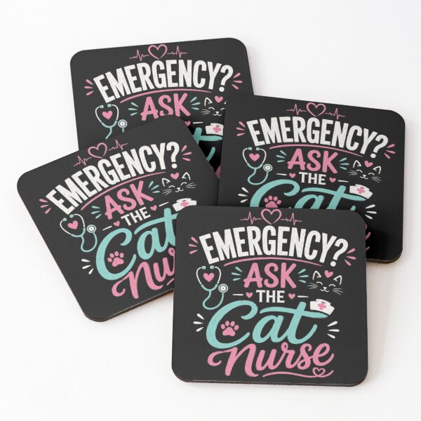 Item preview, Emergency? Ask the Cat Nurse | Funny RN Cat Lover T-Shirt | Cute Nurse Gift designed and sold by 1PRINTORA1.