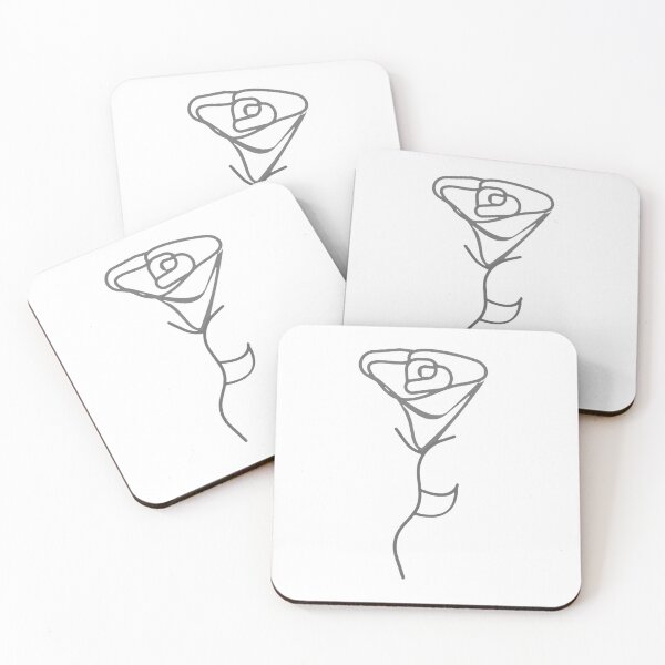 Item preview, Elegant Minimalist Rose Line Art on Soft Pastel Background designed and sold by Denise Barra Bueno.