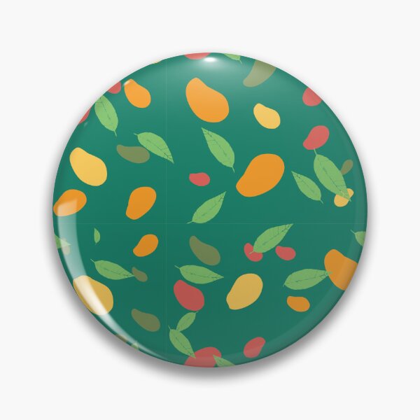 Item preview, Scattered Mango Pattern on Green designed and sold by Qousqoza7.