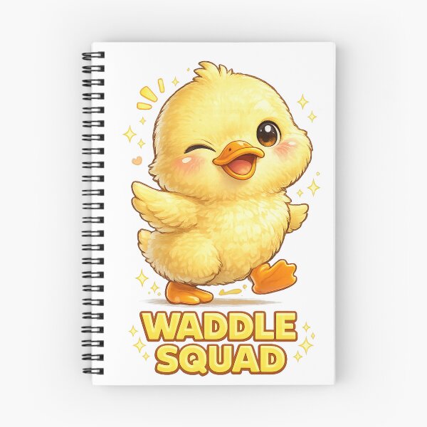 Item preview, Waddle Squad Cute Baby Chick Sticker | Kawaii Yellow Chick Cartoon | Funny Chicken Lover Gift | Farm Animal Art designed and sold by ArtByTripti.