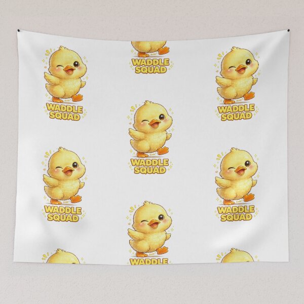 Item preview, Waddle Squad Cute Baby Chick Sticker | Kawaii Yellow Chick Cartoon | Funny Chicken Lover Gift | Farm Animal Art designed and sold by ArtByTripti.