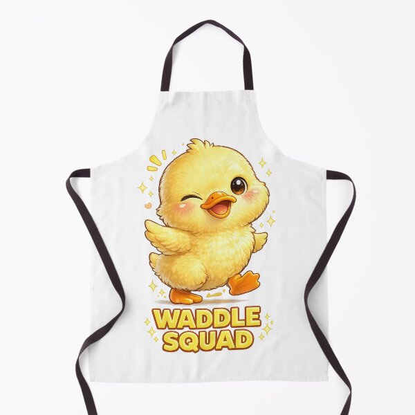 Item preview, Waddle Squad Cute Baby Chick Sticker | Kawaii Yellow Chick Cartoon | Funny Chicken Lover Gift | Farm Animal Art designed and sold by ArtByTripti.