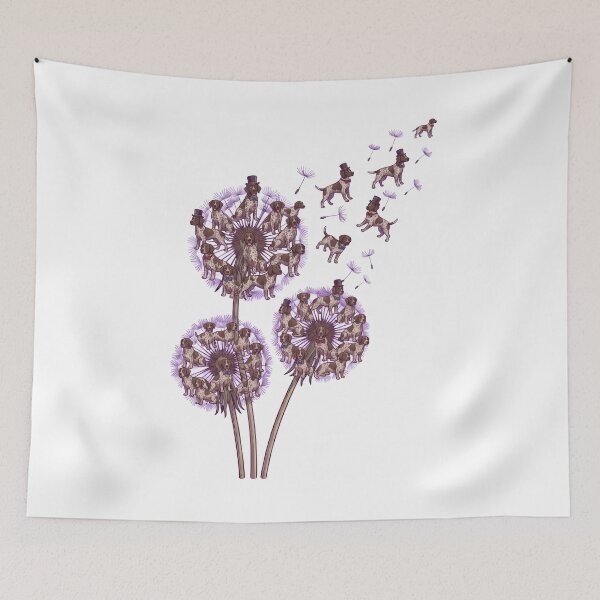 Item preview, German Shorthaired Pointer Dandelion Flower Dog Lover designed and sold by dian-rody-crest.