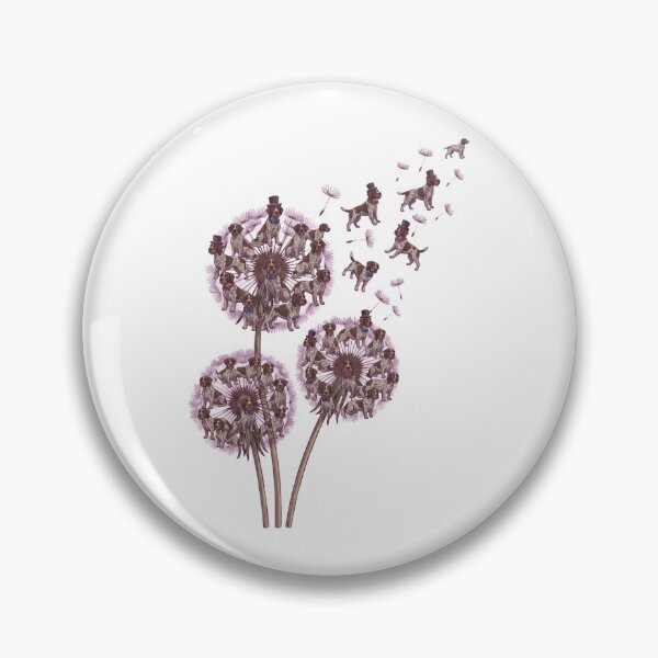 Item preview, German Wirehaired Pointer Dandelion Flower Dog Lover designed and sold by dian-rody-crest.