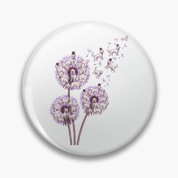 Item preview, Great Pyrenees Dandelion Flower Dog Lover designed and sold by dian-rody-crest.