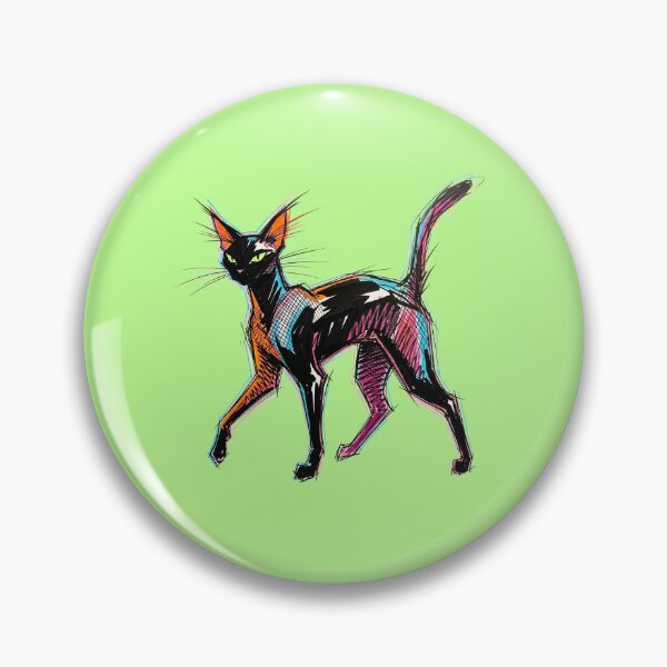Item preview, Chromatic Aberration Feline: The Anxiety Entity designed and sold by FreiherrPK.