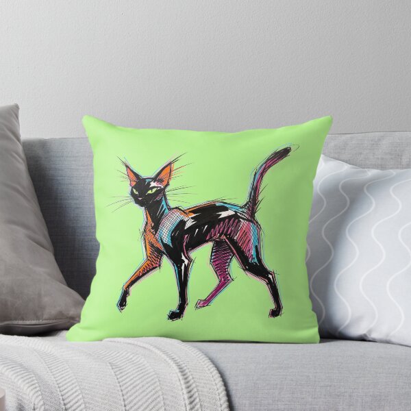 Item preview, Chromatic Aberration Feline: The Anxiety Entity designed and sold by FreiherrPK.
