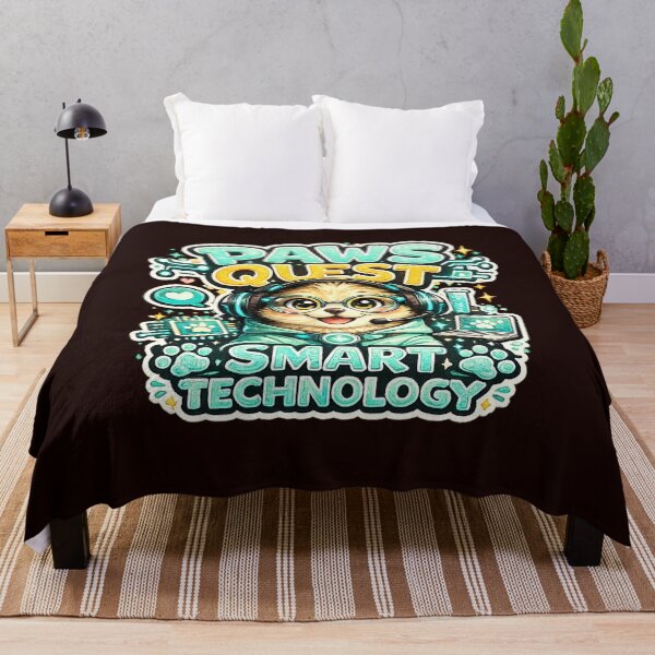 Item preview, Paws Quest – Original Tech-Inspired Cartoon dog designed and sold by annenambiro.