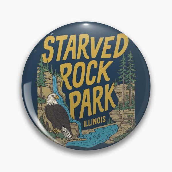 Item preview,  Starved Rock State Park Eagle Landscape designed and sold by HowToCanadian.