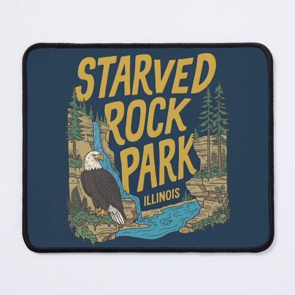 Item preview, Starved Rock State Park Eagle Landscape designed and sold by HowToCanadian.